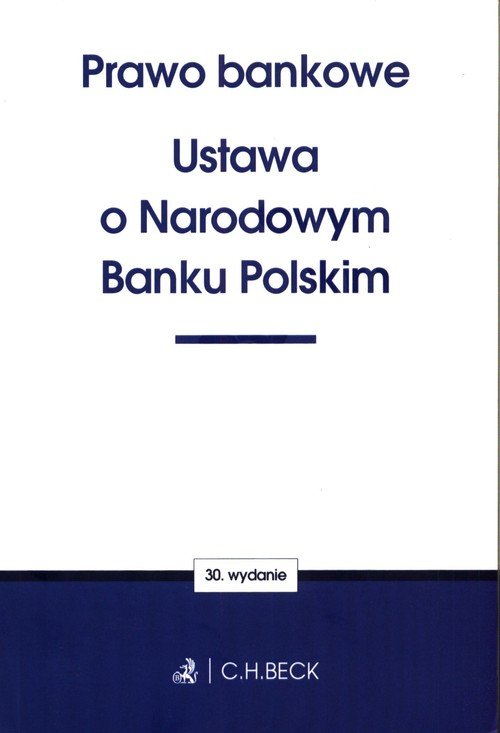 Prawo Bankowe Ustawa O Narodowym Banku Polskim - Książka ...