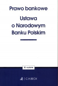 Prawo bankowe ustawa o narodowym - okładka książki