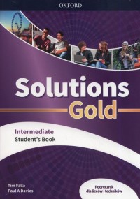 Solutions Gold Intermediate. Szkoła - okładka podręcznika