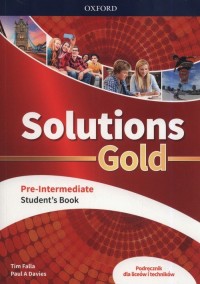 Solutions Gold Pre-Intermediate. - okładka podręcznika