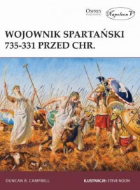 Wojownik spartański 735-331 przed - okładka książki