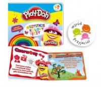 Wszystkie kolory tęczy play-doh - okładka książki