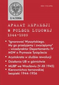 Aparat represji w Polsce Ludowej - okładka książki