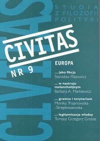 Civitas nr 9. Studia z filozofii - okładka książki