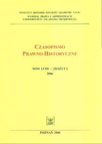 Czasopismo Prawno-Historyczne. - okładka książki