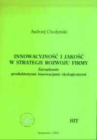 Innowacyjność i jakość w strategii - okładka książki
