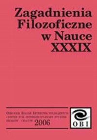 Zagadnienia Filozoficzne w Nauce - okładka książki