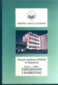 Zeszyty naukowe WSZiM w Sosnowcu. - okładka książki