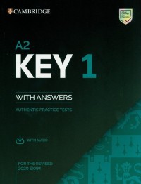 A2 Key 1 for the Revised 2020 Exam - okładka podręcznika