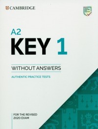 A2 Key 1 for the Revised 2020 Exam - okładka podręcznika