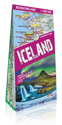 Adventure map Islandia 1: 500 000 - okładka książki