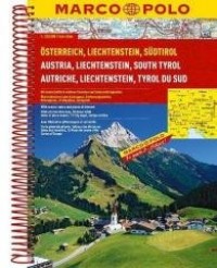 Atlas Austria 1:200 000 spirala - okładka książki