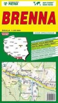 Brenna 1:20 000 plan miasta - okładka książki