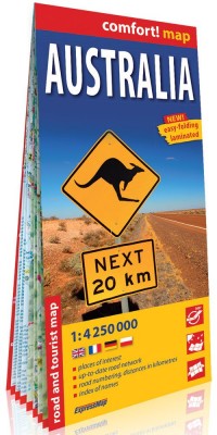Comfort! map Australia 1:4 250 - okładka książki