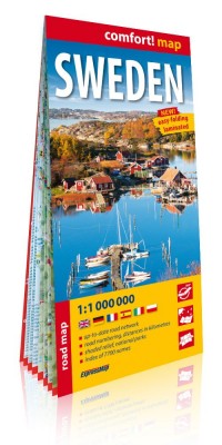 Comfort! map Szwecja (Sweden) 1:1 - okładka książki