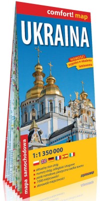 Comfort! map Ukraina 1:1 350 000 - okładka książki