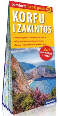 Comfort! map&guide Korfu i Zakintos - okładka książki