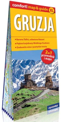 Comfort! map&guide XL Gruzja 2w1 - okładka książki