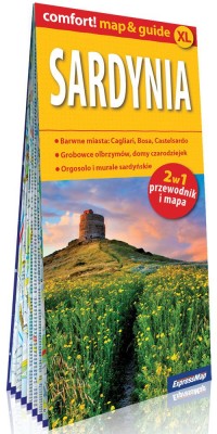 Comfort! map&guide XL Sardynia - okładka książki