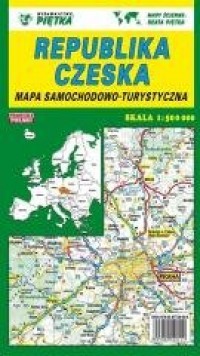 Czechy mapa 1:500 000 samochodowa - okładka książki