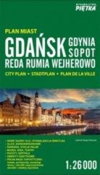 Gdańsk, Gdynia, Sopot 1:26 000 - okładka książki