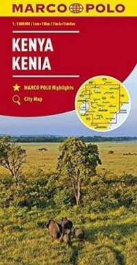 Mapa Drogowa Marco Polo. Kenia - okładka książki