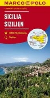 Mapa drogowa Marco Polo. Sycylia - okładka książki