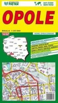 Opole 1:22 000 plan miasta - okładka książki