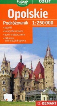 Opolskie Podróżownik 1:250 000 - okładka książki