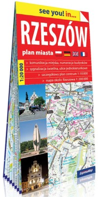 Plan miasta - Rzeszów 1:20 000 - okładka książki