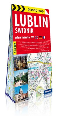 Plastic map Lublin i Świdnik 1:20 - okładka książki