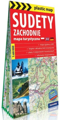 Plastic map Sudety Zachodnie mapa - okładka książki