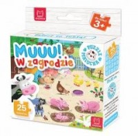 Puzzle malucha. Muuu! W zagrodzie - zdjęcie zabawki, gry