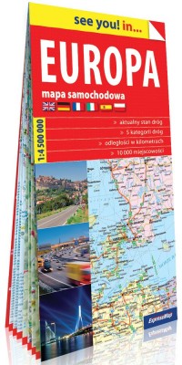 See you! in.. Europa. Mapa samochodowa - okładka książki