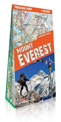 Trekking map Mount Everest 1:80 - okładka książki