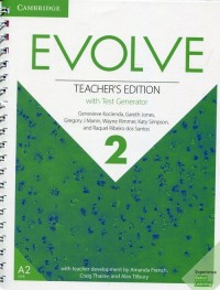 Evolve Level 2 Teachers Edition - okładka podręcznika