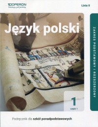 Język polski 1 cz. 1. Szkoła ponadpodstawowa - okładka podręcznika