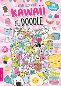 Kawaii i  Doodle  Activity z Naklejkami - okładka książki