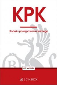 Kodeks postępowania karnego - okładka książki