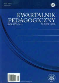 Kwartalnik Pedagogiczny nr 1/2012 - okładka książki