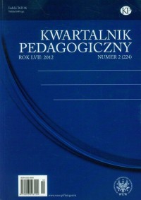 Kwartalnik Pedagogiczny nr 2/2012 - okładka książki
