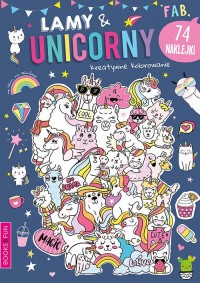 Lamy & Unicorny Activity z Naklejkami - okładka książki