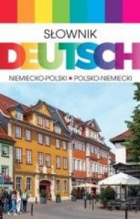 Słownik Deutsch niemiecko-polski, - okładka podręcznika