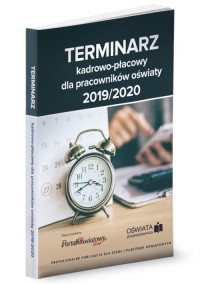 Terminarz kadrowo-płacowy 2019/2020 - okładka książki