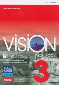 Vision 3 Workbook + e-Workbook - okładka podręcznika