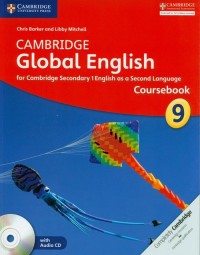 Cambridge Global English 9 Coursebook - okładka podręcznika