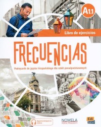 Frecuencias A1.1. Szkoła ponadpodstawowa. - okładka podręcznika