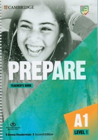 Prepare 1 Teachers Book with Downloadable - okładka podręcznika