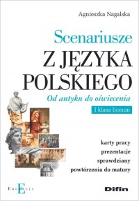 Scenariusze z języka polskiego. - okładka podręcznika