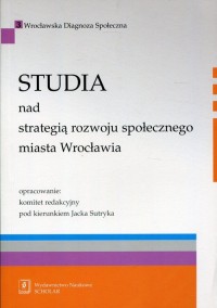 Studia nad strategią rozwoju społecznego - okładka książki